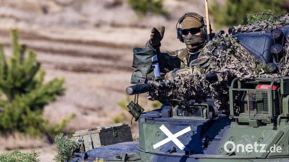 Panzerstrike 2026: Deutsche und singapurische Truppen trainieren Gefechtsschießen in der Oberlausitz Bild: Frank Hammerschmidt/dpa