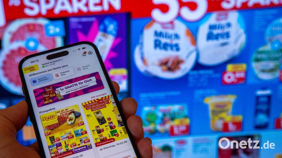 Discounter Netto bietet Kunden in seiner App zusätzliche Rabatte an. Bild: Jens Büttner/dpa