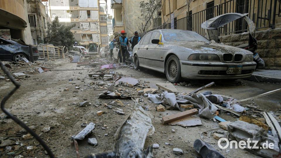 Libanons Hauptstadt Beirut ist weiter Ziel israelischer Luftangriffe Bild: Marwan Naamani/dpa