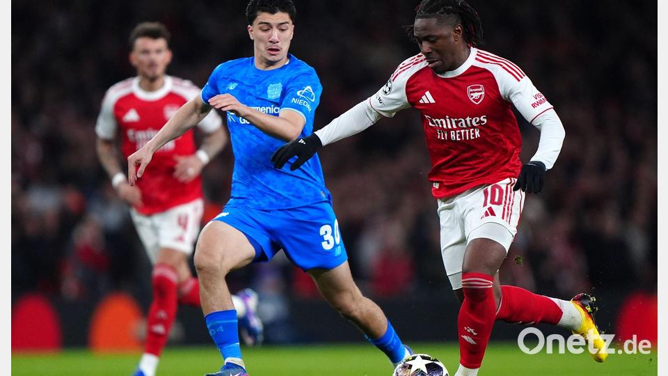 Ibrahim Maza ist einer von Leverkusens jungen Spielern, die laut Trainer Kasper Hjulmand große Fortschritte gemacht haben. Bild: Bradley Collyer/PA Wire/dpa