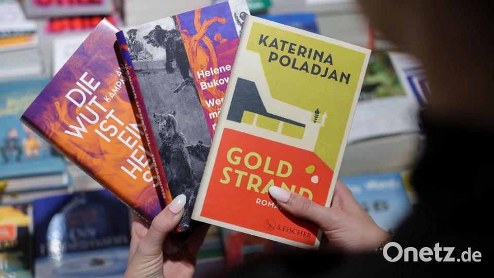 Poladjan wurde für das Buch „Goldstrand“ ausgezeichnet. Bild: Jan Woitas/dpa