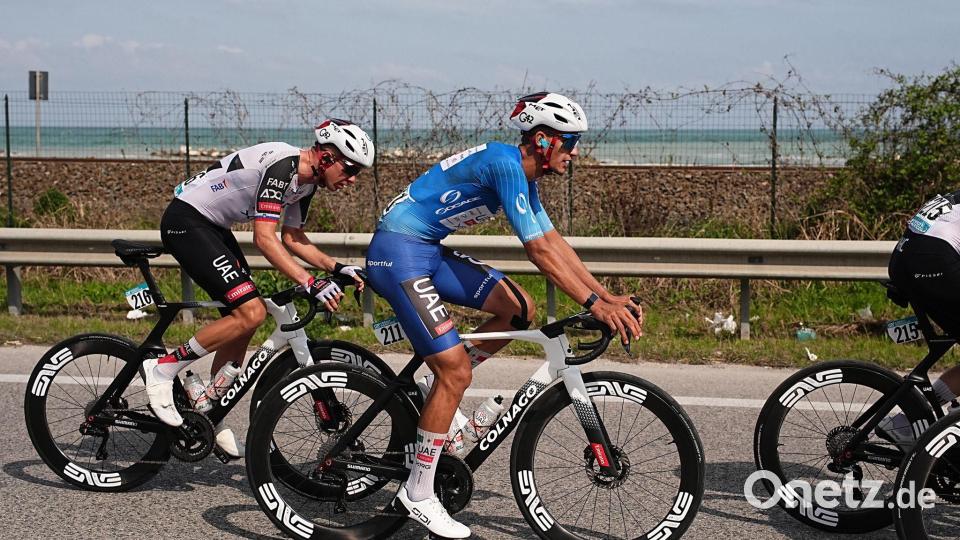 Isaac del Toro soll Pogacar zum Sieg verhelfen. (Archivbild) Bild: Marco Alpozzi/LaPresse via ZUMA Press/dpa