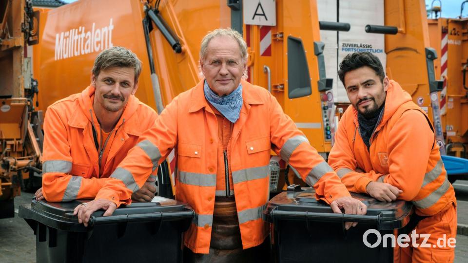 In der ARD-Reihe „Die drei von der Müllabfuhr“ geht es diesmal um ein linkes Kulturzentrum. (Handout) Bild: Conny Klein/ARD Degeto Film/dpa