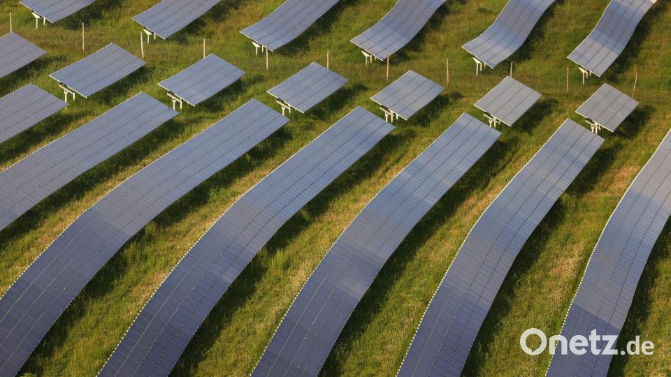Der Marktrat Falkenberg macht den Weg für den Solarpark "Bodenreuth" frei. Symbolbild: Karl-Josef Hildenbrand/dpa/Archiv