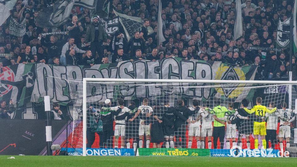 Das Hinspiel gewann Gladbach. (Archivbild) Bild: David Inderlied/dpa