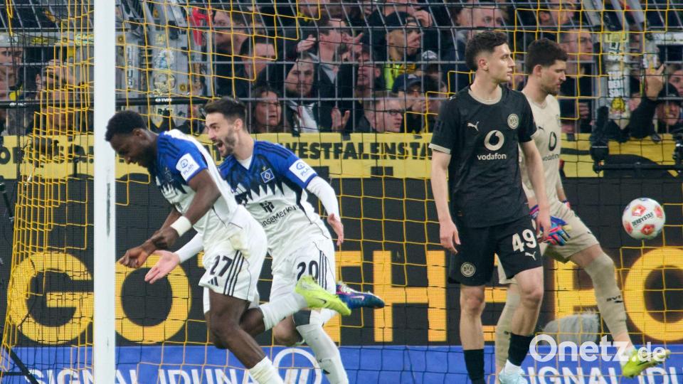 Der HSV ging 2:0 in Führung. Bild: Bernd Thissen/dpa