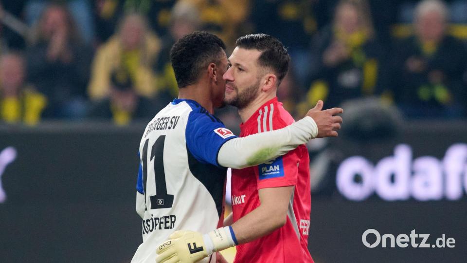 HSV-Keeper Heuer Fernandes war bester Mann bei den Gästen. Bild: Bernd Thissen/dpa