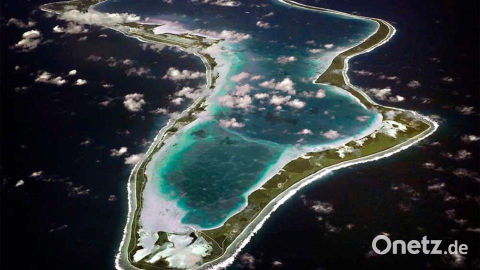 Iranische Raketen flogen in Richtung Diego Garcia. (Archivbild) Bild: Uncredited/US Navy via AP/dpa