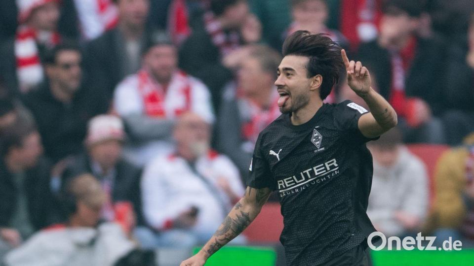 Jens Castrop bejubelt sein Traumtor. Bild: Marius Becker/dpa