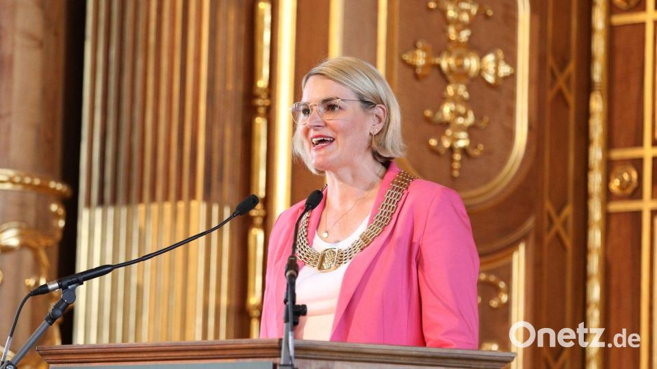 Augsburgs Oberbürgermeisterin Eva Weber verlor die Stichwahl. (Archivbild) Bild: Christian Kolbert/dpa