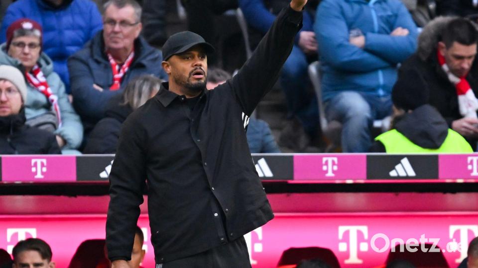 Vincent Kompany dirigiert die Bayern Richtung Torrekord. Bild: Sven Hoppe/dpa