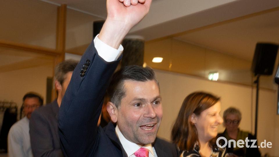 SPD-Kandidat Florian Freund wird neuer Oberbürgermeister in Augsburg. Bild: Stefan Puchner/dpa