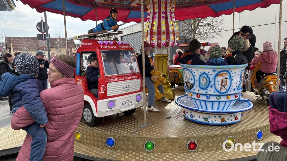 Auch das Kinderland, insbesondere das Karussell wurde sehr gerne angenommen. Bild: sns