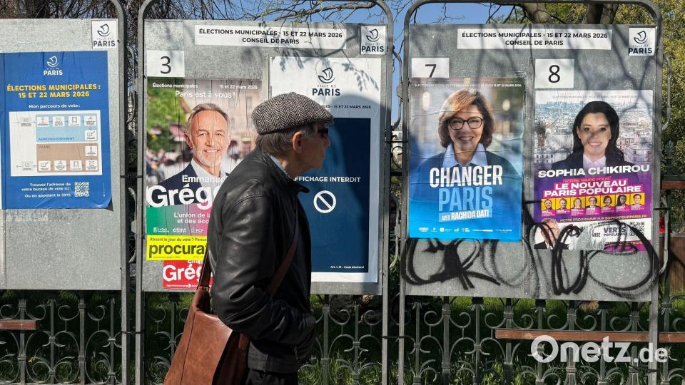 Noch kurz vor der Wahl galt der Ausgang in Paris als völlig ungewiss. (Archivbild) Bild: Rachel Sommer/dpa