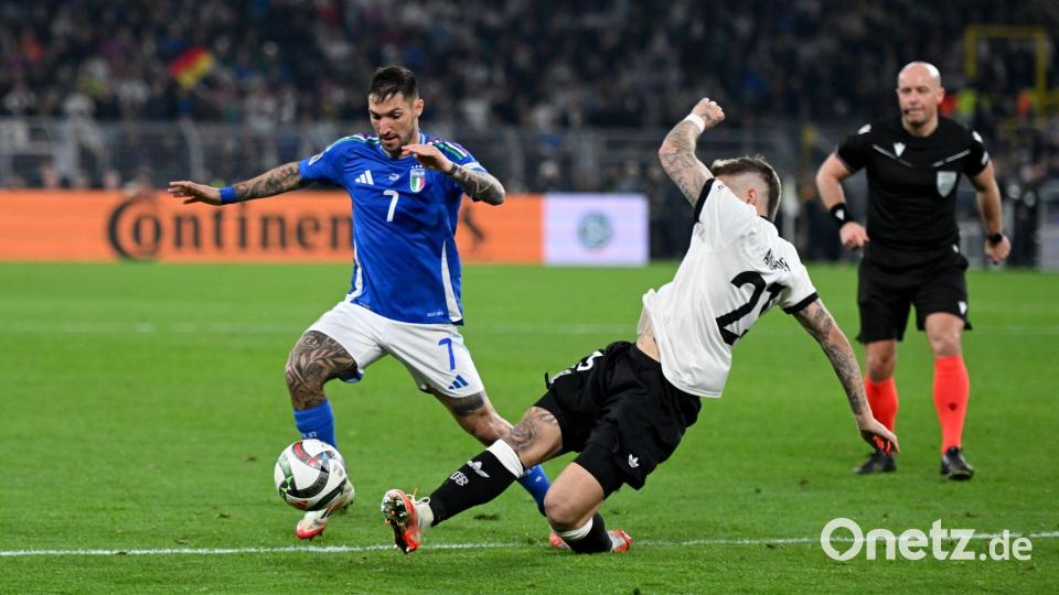 Italiens Matteo Politano will mit Italien zur WM. (Archivbild) Bild: Fabian Strauch/dpa