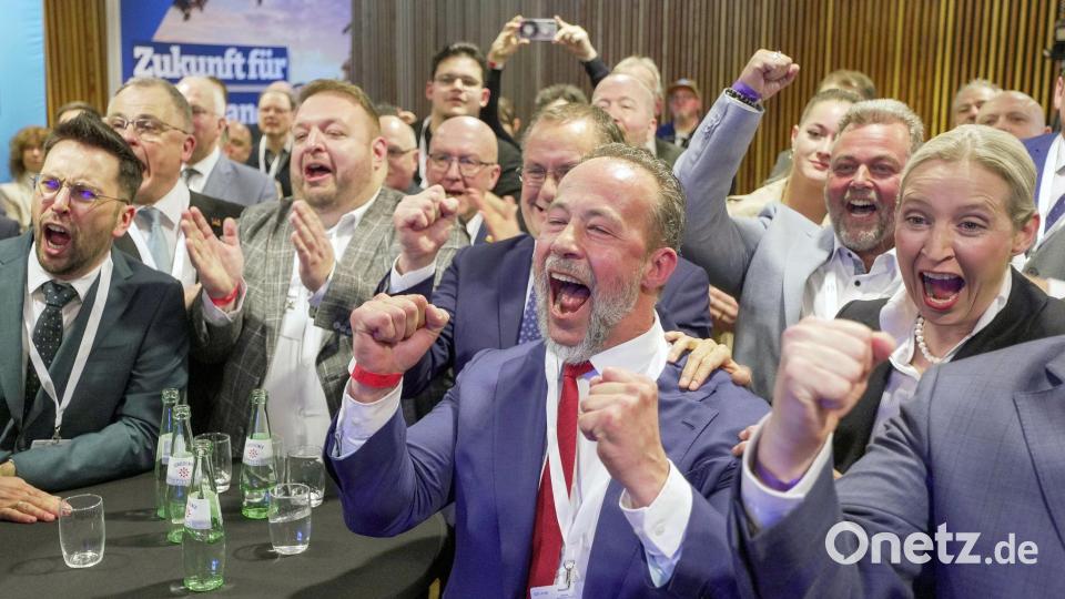 Die AfD erzielte ihr bestes Ergebnis in Westdeutschland. Bild: Andreas Arnold/dpa