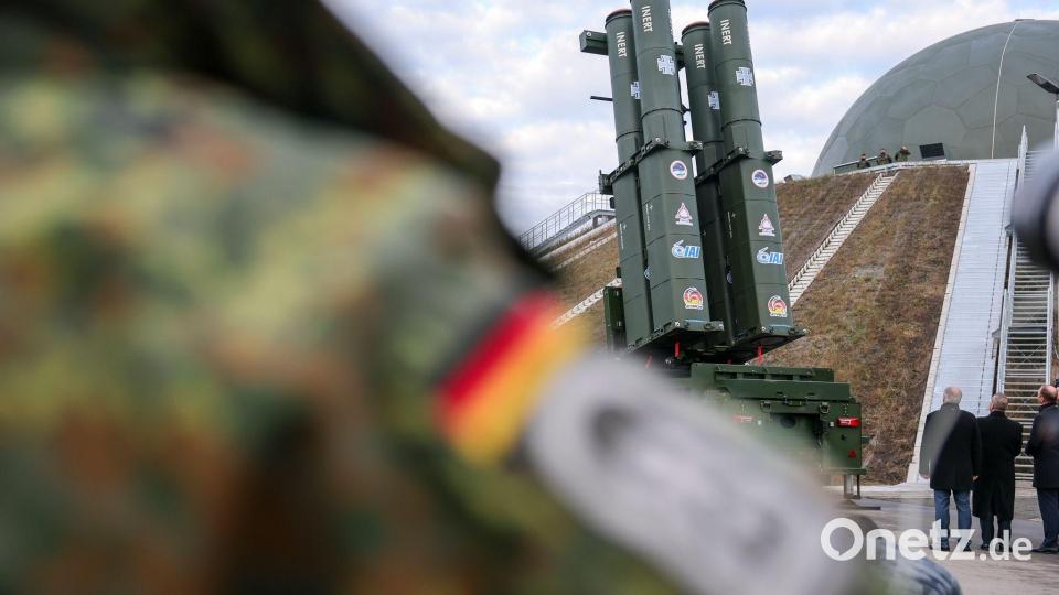 Das Raketenabwehrsystem Arrow 3 soll Mittelstreckenraketen abfangen. (Archivbild) Bild: Jan Woitas/dpa
