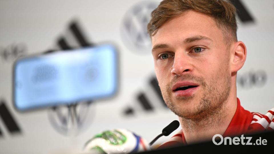 Joshua Kimmich geht als Kapitän auch verbal voran. Bild: Federico Gambarini/dpa