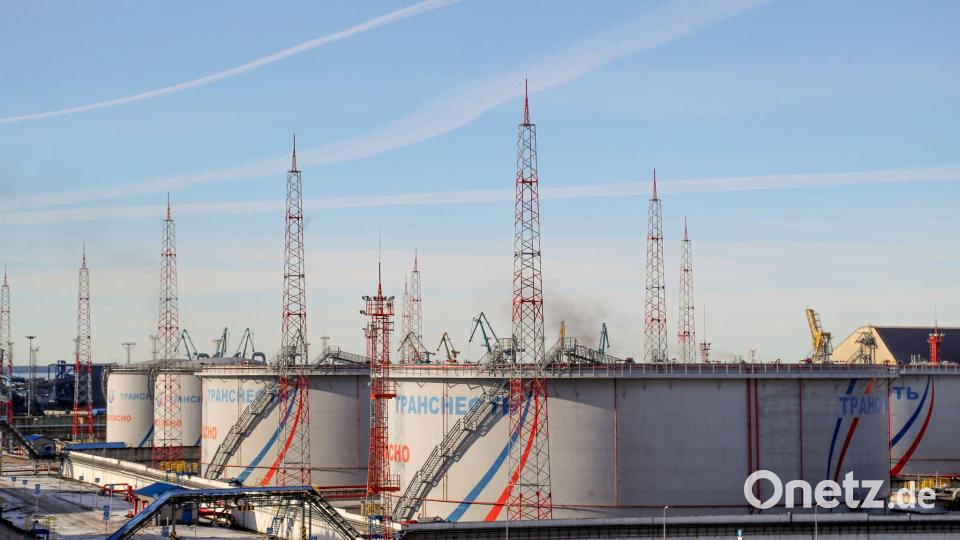 Ust-Luga am Finnischen Meerbusen ist wichtig für die Öl- und LNG-Exporte Russlands. (Archivbild) Bild: Igor Russak/dpa