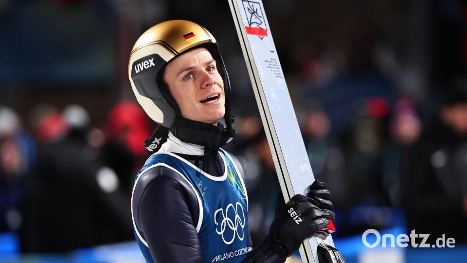 Findet Andreas Wellinger nochmal zurück zu alter Stärke? (Archivbild) Bild: Daniel Karmann/dpa