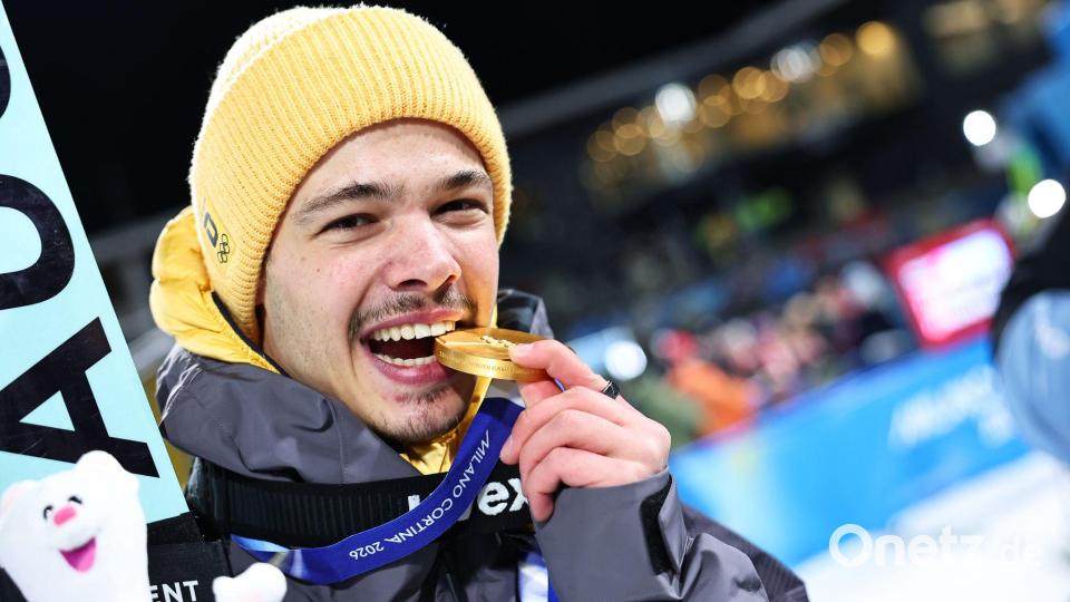 Der Olympiasieg von Philipp Raimund war der Höhepunkt des Winters. (Archivbild) Bild: Daniel Karmann/dpa