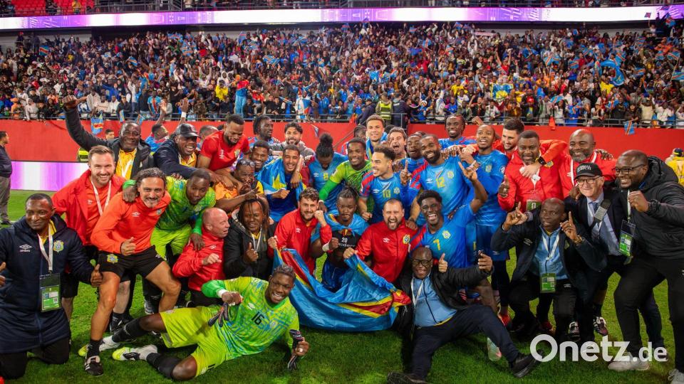 Die DR Kongo möchte sich eines der WM-Tickets sichern. (Archivbild) Bild: Uncredited/AP/dpa