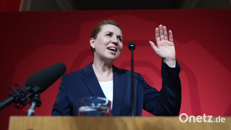 Mette Frederiksen will Dänemarks Regierungschefin bleiben. Bild: Sergei Grits/AP/dpa
