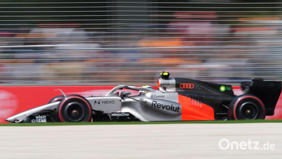 Der neue Formel-1-Audi kämpft noch mit technischen Problemen. (Archivbild) Bild: Heath McKinley/AP/dpa
