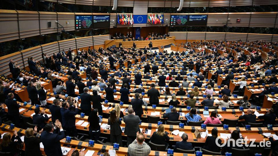 Die Abgeordneten des EU-Parlaments stimmten über ihre Position zur Verschärfung der europäischen Asylpolitik ab. Bild: Katharina Kausche/dpa
