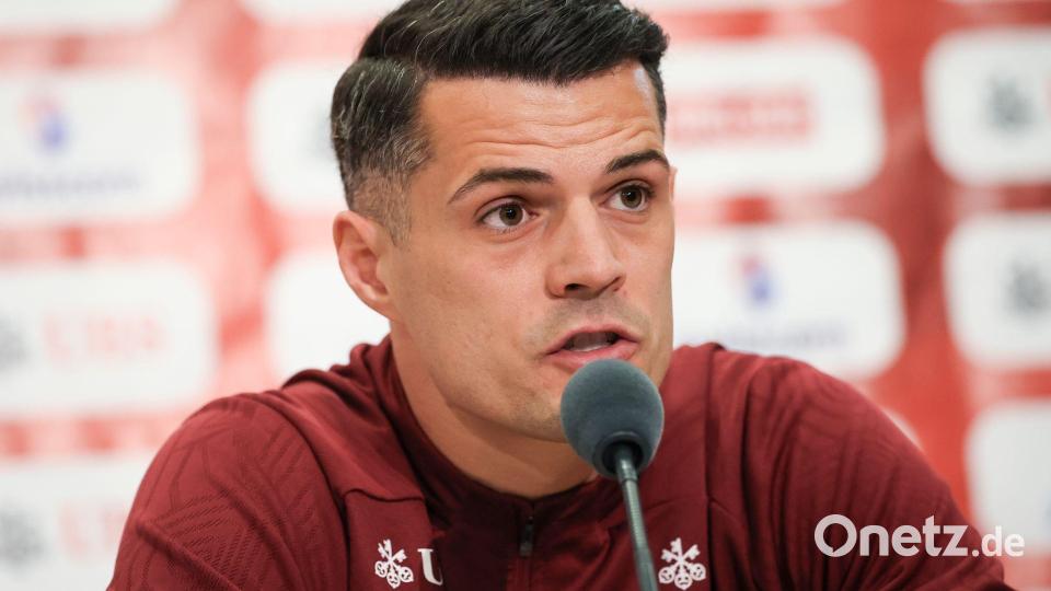 Granit Xhaka kennt den deutschen Fußball. Bild: Christian Charisius/dpa
