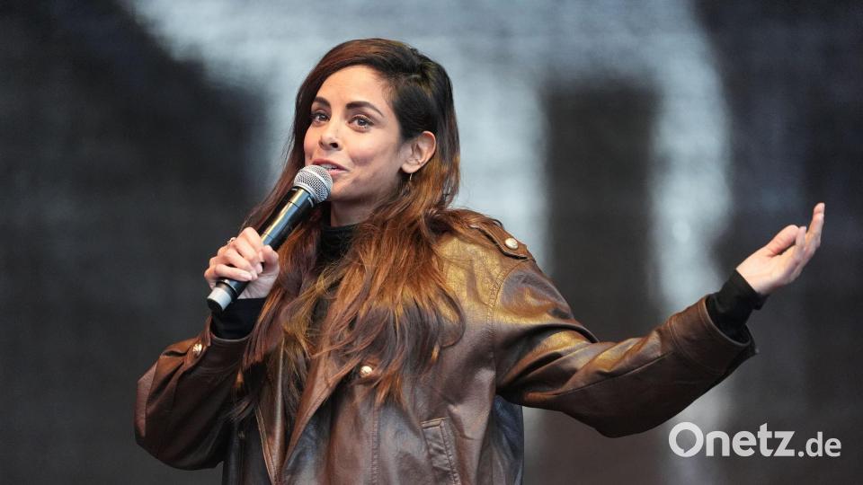 Collien Fernandes, Schauspielerin und Moderatorin, bekam viel Unterstützung. Bild: Marcus Brandt/dpa