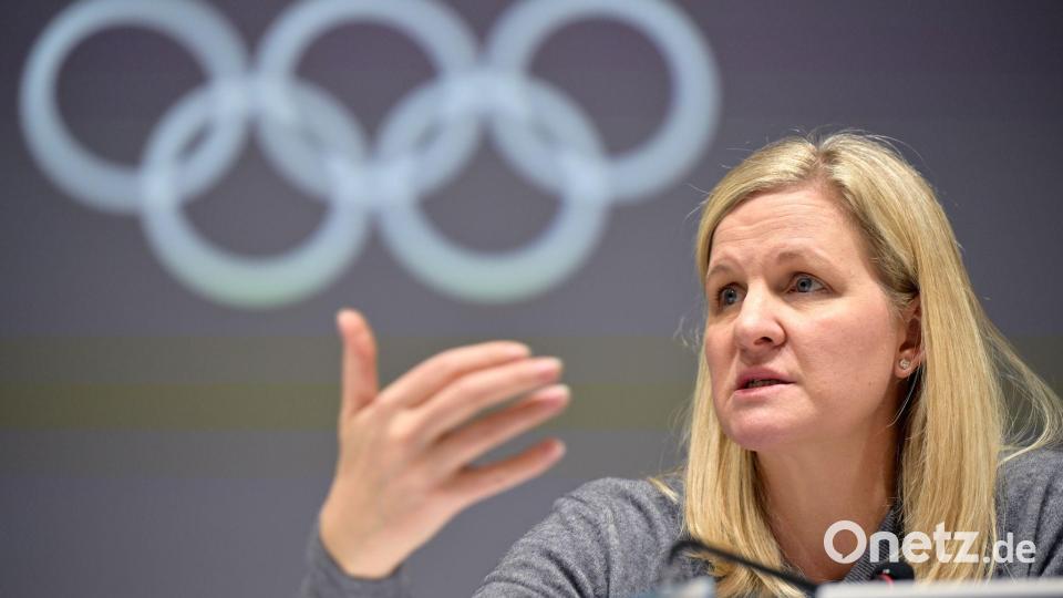 Für IOC-Chefin Kirsty Coventry ist der Schutz der Frauen-Kategorie ein Kernthema. (Archivbild) Bild: Peter Kneffel/dpa