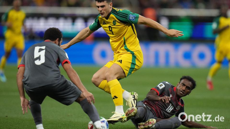 Neukaledonien kämpfte, war Jamaika aber zumeist unterlegen. Bild: Eduardo Verdugo/AP/dpa