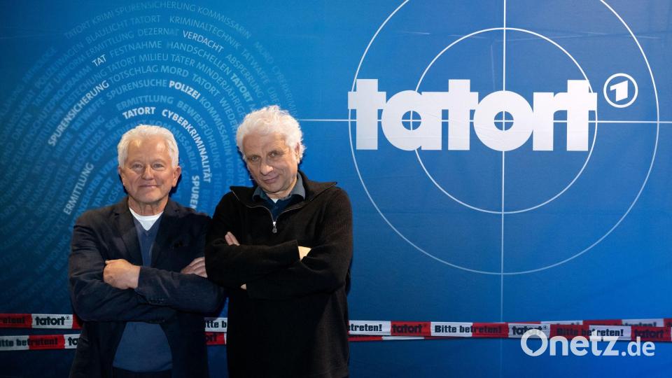 Nemec und Wachtveitl bei ihrer letzten „Tatort“-Premiere. Bild: Sven Hoppe/dpa