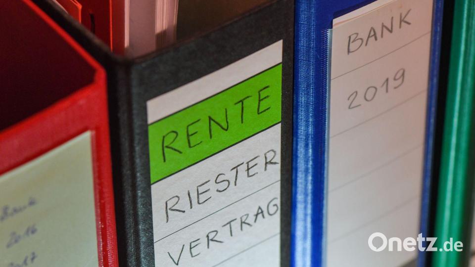 Die Riester-Rente brachte oft wenig Rendite. (Symbolbild) Bild: Patrick Pleul/dpa-Zentralbild/dpa