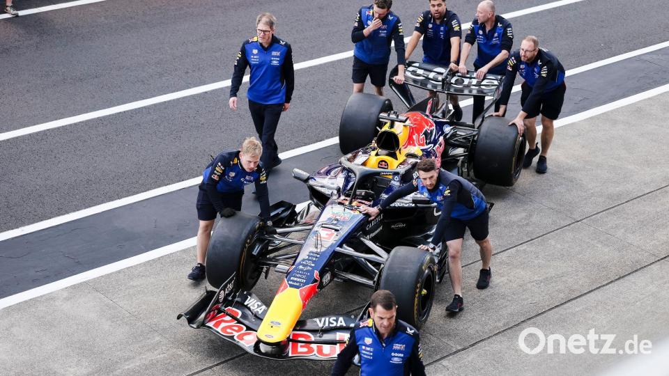 Der Dienstwagen von Max Verstappen ist in dieser Saison bisher deutlich zu langsam. Bild: Yichin Hou/ZUMA Press Wire/dpa