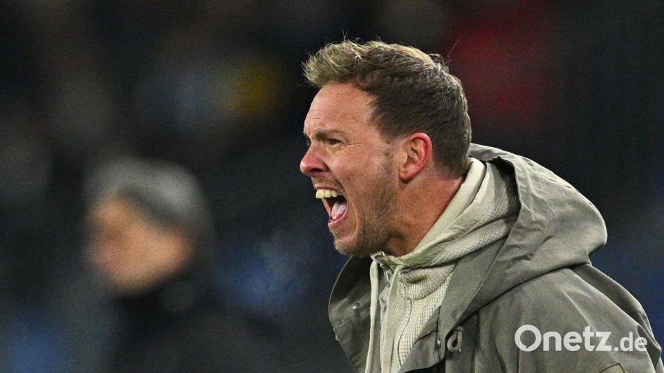 Bundestrainer Nagelsmann sah einige Mängel im deutschen Spiel. Bild: Tom Weller/dpa