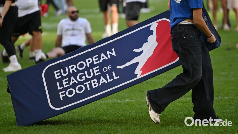Wird die European League of Football bald Geschichte sein? (Archivbild) Bild: Marijan Murat/dpa