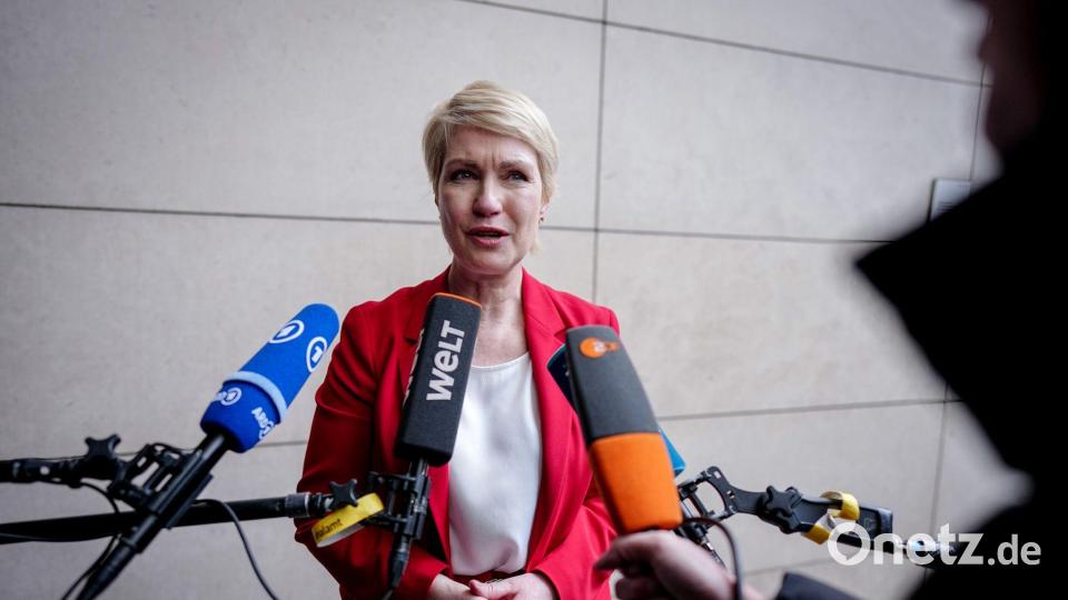 Auch Mecklenburg-Vorpommerns SPD-Regierungschefin Manuela Schwesig will eine Wahl gewinnen. Bild: Kay Nietfeld/dpa