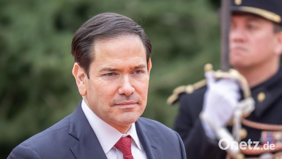 US-Außenminister Rubio geht davon aus, dass keine Bodentruppen eingesetzt werden müssen. Bild: Michael Kappeler/dpa