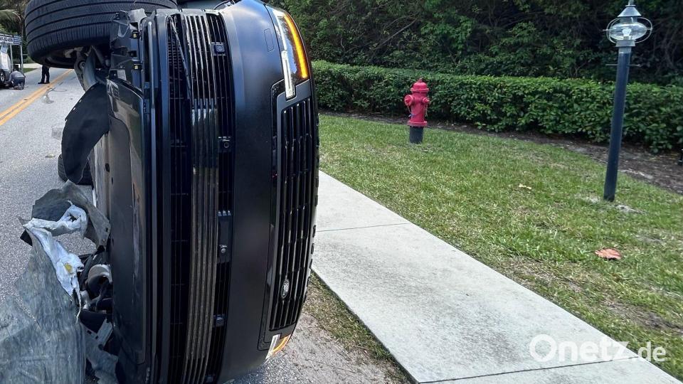 Vor wenigen Jahren war Woods bereits in einen Unfall verwickelt. Bild: Uncredited/Martin County Sheriff's Office/AP/dpa