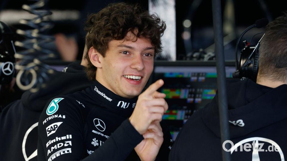 Kimi Antonelli war wieder schneller als alle anderen. Bild: Franck Robichon/POOL EPA/AP/dpa