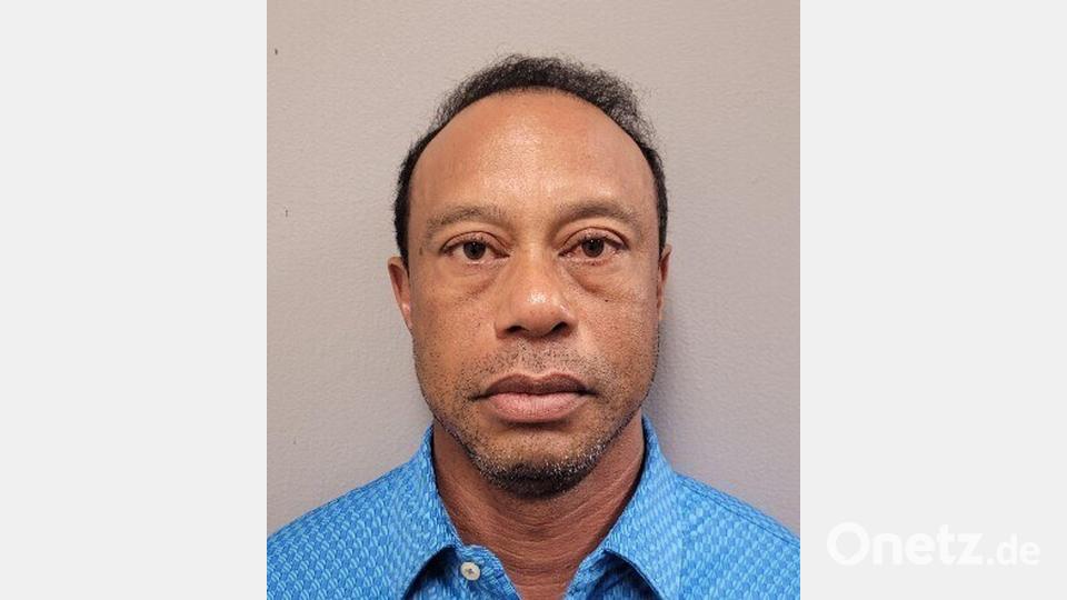 Woods kam gegen Kaution frei. Bild: Uncredited/Martin County Sheriff's Office/dpa