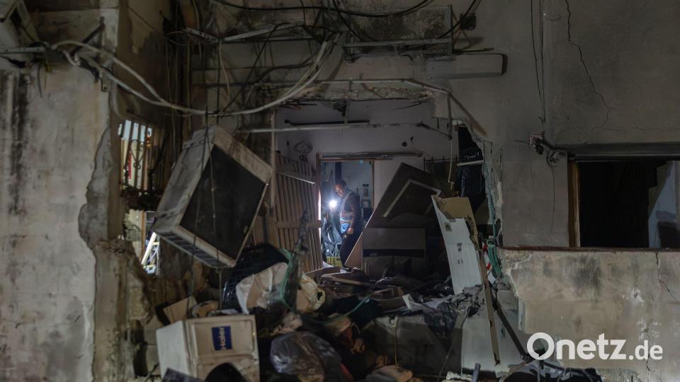 Erneut trafen iranische Raketen Ziele in Israel. Bild: Itai Ron/dpa