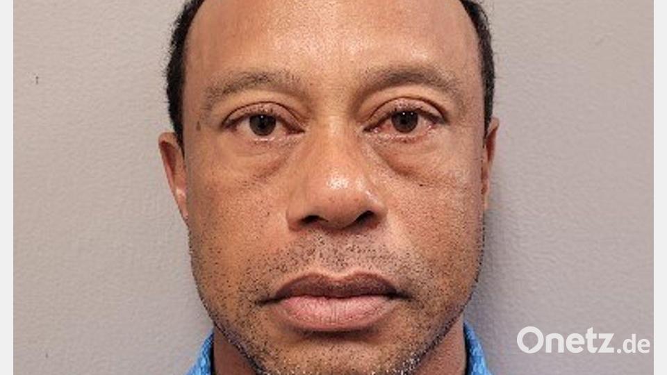 Tiger Woods kam gegen Kaution frei. Bild: Uncredited/Martin County Sheriff's Office/dpa