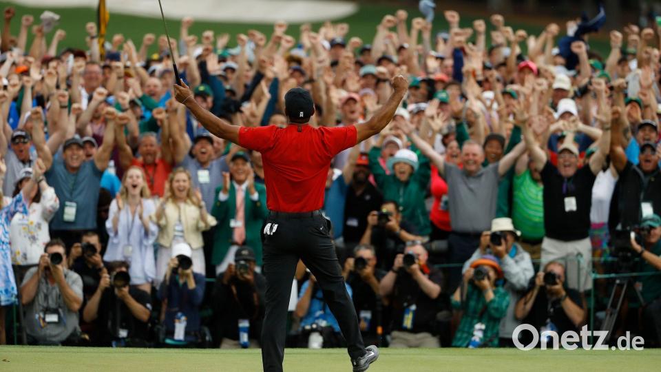 2019 hatte Tiger Woods mit dem Sieg beim Masters eines der größten Comebacks der Sport-Geschichte geschrieben. Bild: Matt Slocum/AP/dpa