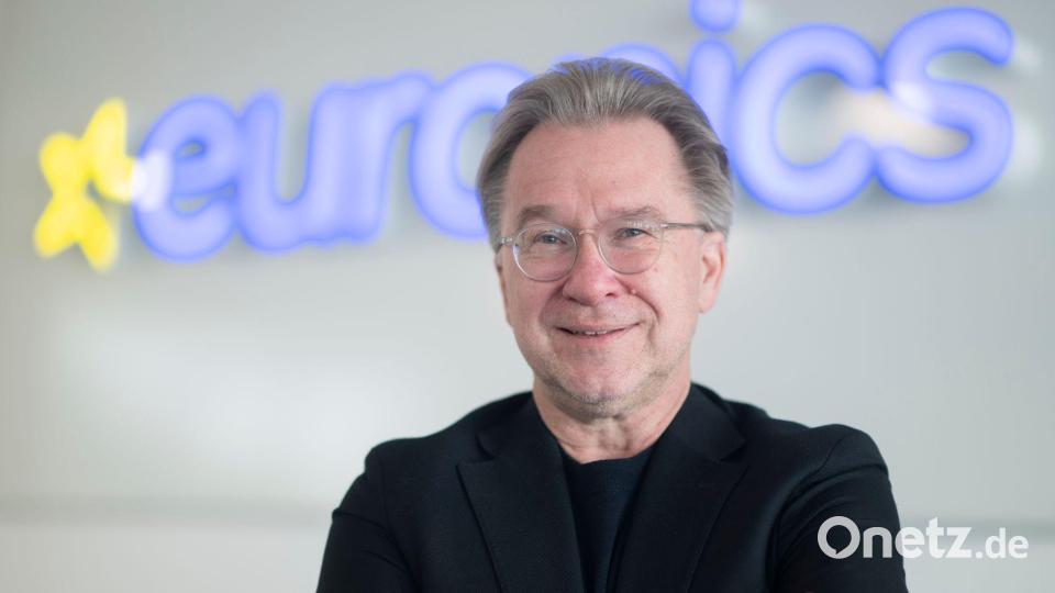 Euronics-Vorstandssprecher Benedict Kober: „Wo man auch bereit ist, Geld auszugeben“. (Archivbild) Bild: Marijan Murat/dpa