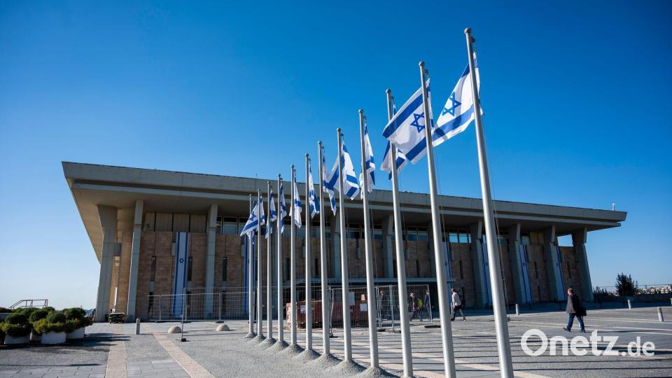 Das israelische Parlament in Jerusalem. (Archivbild) Bild: Christophe Gateau/dpa