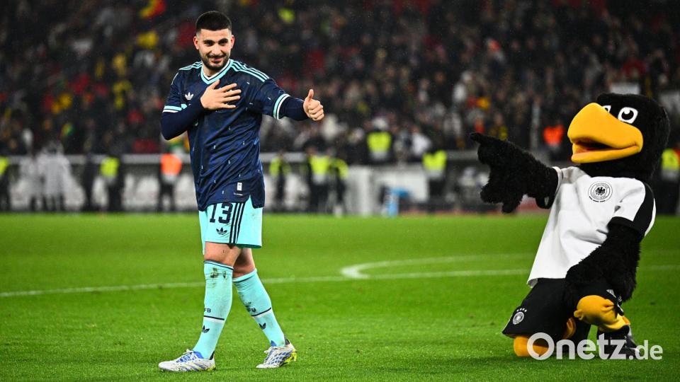 Deniz Undav ist beim DFB-Team für seine Späßchen bekannt. Bild: Tom Weller/dpa