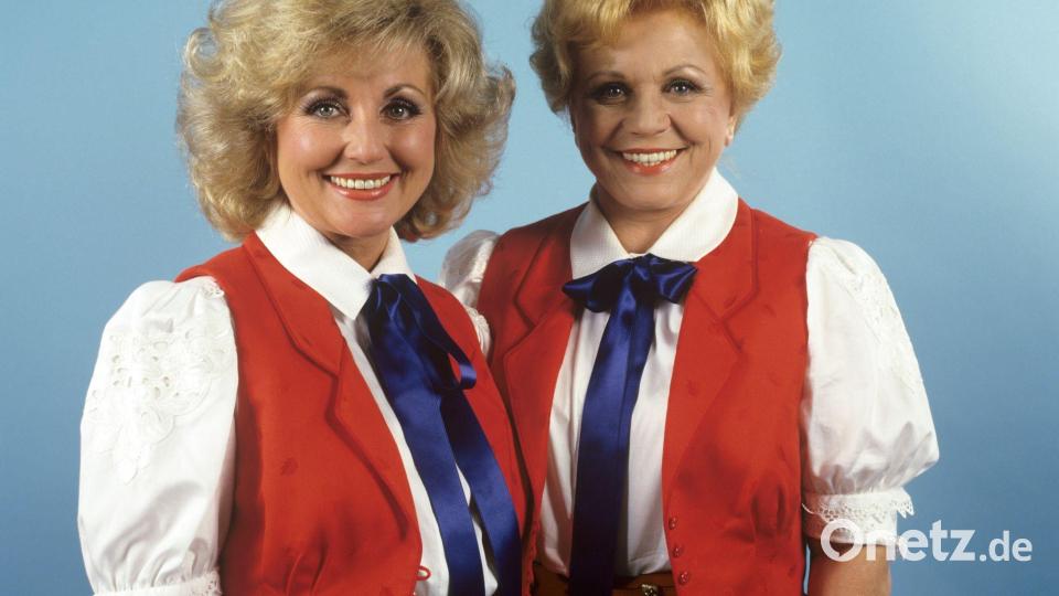 Hellwig in den 1980er Jahren mit ihrer Mutter Maria. Bild: picture alliance / dpa